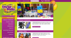 Desktop Screenshot of divertudofestas.com.br